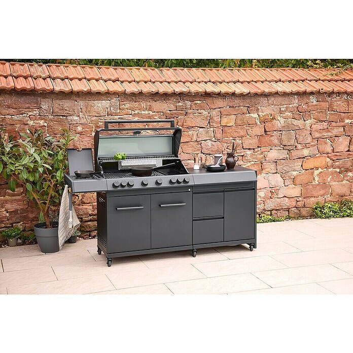 Kingstone Set predalov Cliff Big Basic  (Jeklo) | 8336 - Grillküchen | ICGA - Grillgeräte | ICG - Grillgeräte / Grillzubehör | IC - Freizeit im Garten | I - Stadtgarten | BAUHAUS