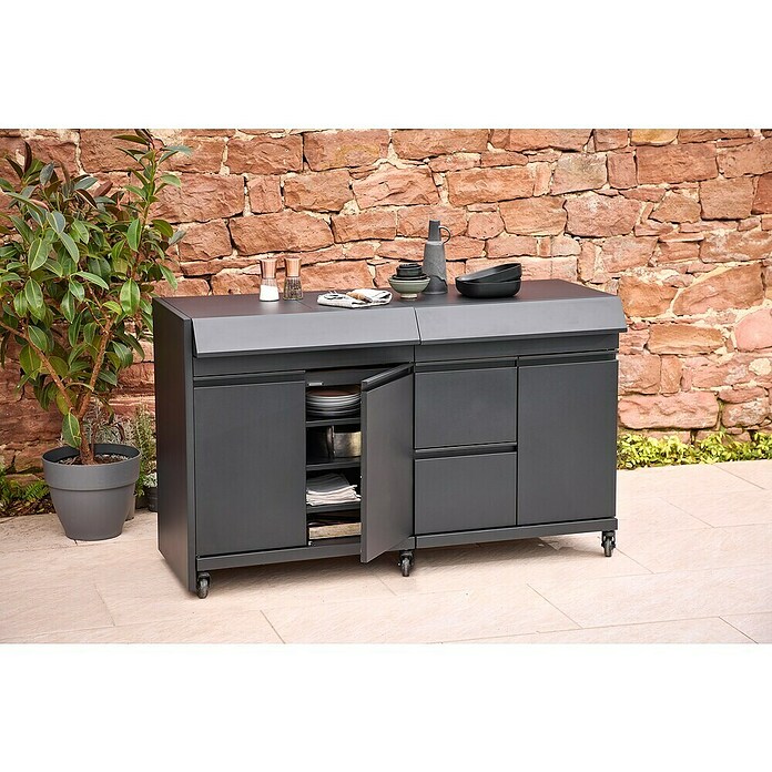 Kingstone Set predalov Cliff Big Basic  (Jeklo) | 8336 - Grillküchen | ICGA - Grillgeräte | ICG - Grillgeräte / Grillzubehör | IC - Freizeit im Garten | I - Stadtgarten | BAUHAUS
