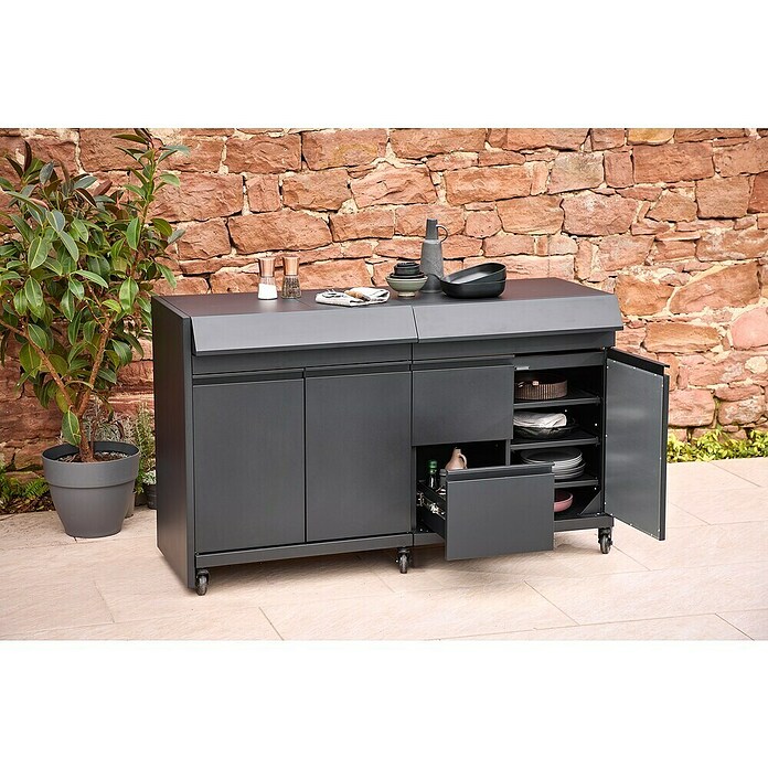 Kingstone Set predalov Cliff Big Basic  (Jeklo) | 8336 - Grillküchen | ICGA - Grillgeräte | ICG - Grillgeräte / Grillzubehör | IC - Freizeit im Garten | I - Stadtgarten | BAUHAUS