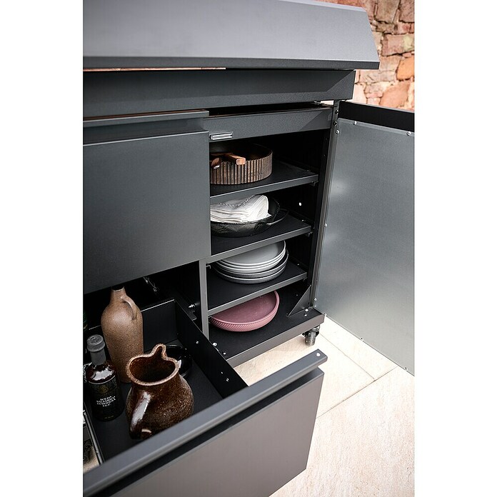 Kingstone Set predalov Cliff Big Basic  (Jeklo) | 8336 - Grillküchen | ICGA - Grillgeräte | ICG - Grillgeräte / Grillzubehör | IC - Freizeit im Garten | I - Stadtgarten | BAUHAUS