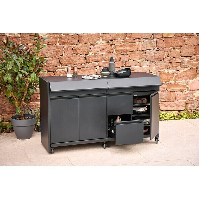 Kingstone Set predalov Cliff Big Basic  (Jeklo) | 8336 - Grillküchen | ICGA - Grillgeräte | ICG - Grillgeräte / Grillzubehör | IC - Freizeit im Garten | I - Stadtgarten | BAUHAUS