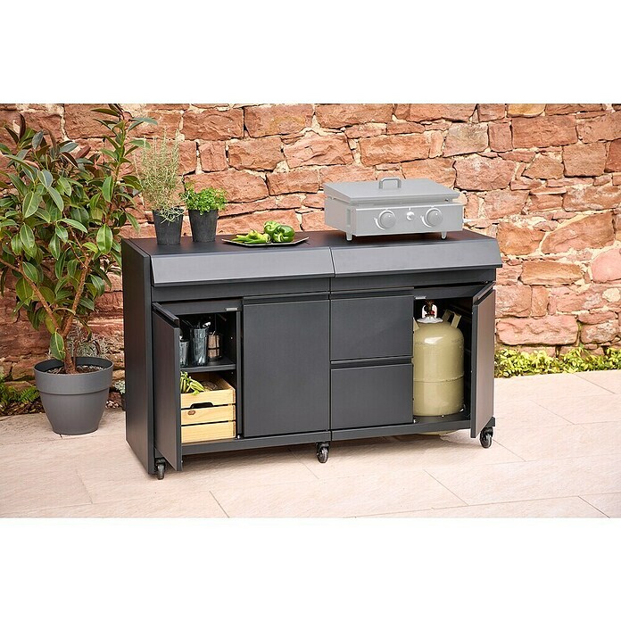 Kingstone Set predalov Cliff Big Basic  (Jeklo) | 8336 - Grillküchen | ICGA - Grillgeräte | ICG - Grillgeräte / Grillzubehör | IC - Freizeit im Garten | I - Stadtgarten | BAUHAUS