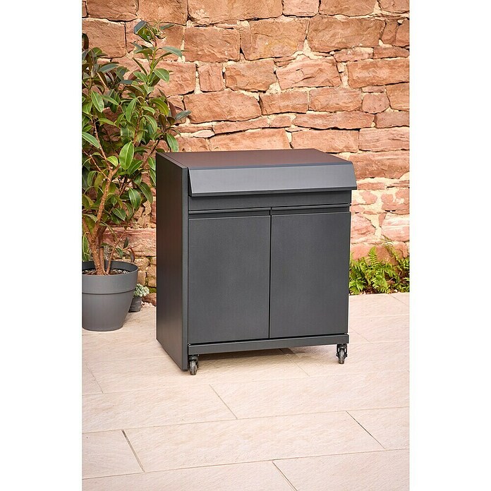 Kingstone Modul za letno kuhinjo Cliff Big Basic  (Črna, Š x G x V: 82 x 55,5 x 91 cm) | 8336 - Grillküchen | ICGA - Grillgeräte | ICG - Grillgeräte / Grillzubehör | IC - Freizeit im Garten | I - Stadtgarten | BAUHAUS