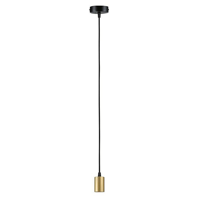 Paulmann Lámpara colgante WD Ravi (60 W, Ø x L: 8 x 150 cm, Oro, E27) | BAUHAUS