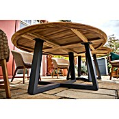 Sunfun Tischbein-Set Low-Dining (für Tischplatte ⌀ 150 cm, Höhe: 65 cm, Aluminium, Anthrazit) | BAUHAUS