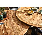 Sunfun Pauline Gartenmöbel-Set (9 -tlg., Aluminium, Teak, Polyrattan, Akazie, Hellbraun/Anthrazit) | BAUHAUS