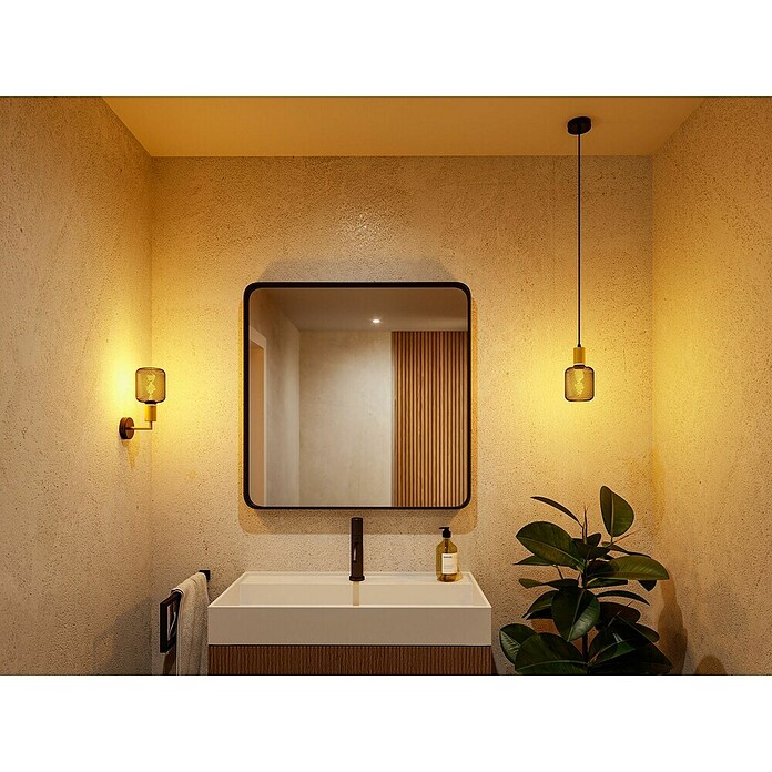Paulmann Lámpara colgante WD Ravi (60 W, Ø x L: 8 x 150 cm, Oro, E27) | BAUHAUS