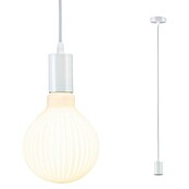 Paulmann Lámpara colgante WD Ravi (60 W, Ø x L: 8 x 150 cm, Blanco, E27) | BAUHAUS