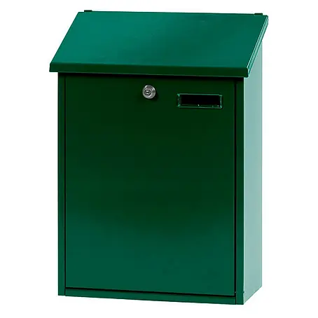 Proregal  Wandbriefkasten Sebastian mit Schrägdach & Namensschild