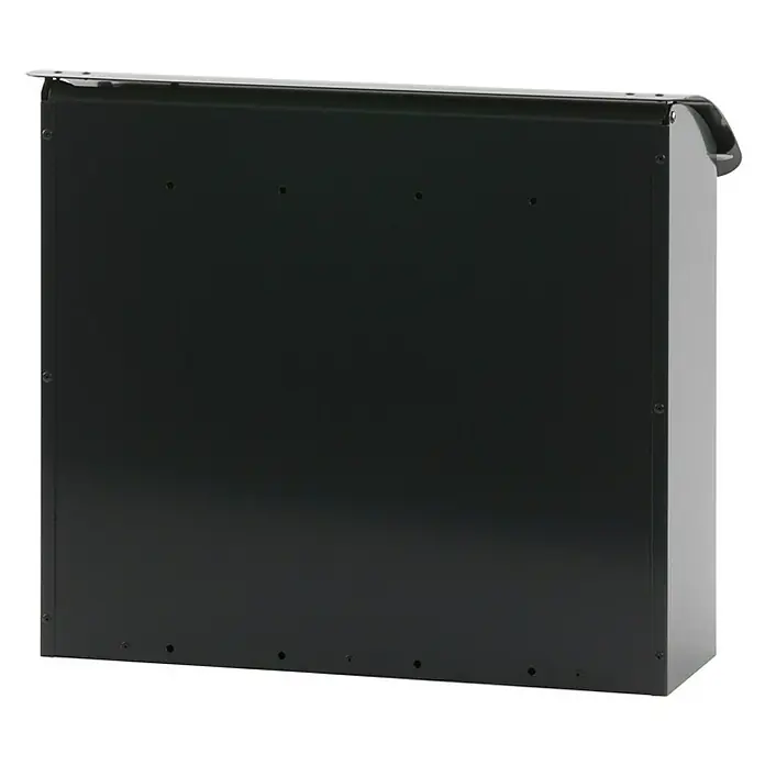 Proregal Wandbriefkasten feuergeprüft aus Metall - Anthrazit, Metall - Schwarzer Briefkasten zur Wandmontage, ideal für sicheren Postempfang. Robust und wetterfest für den Außenbereich.