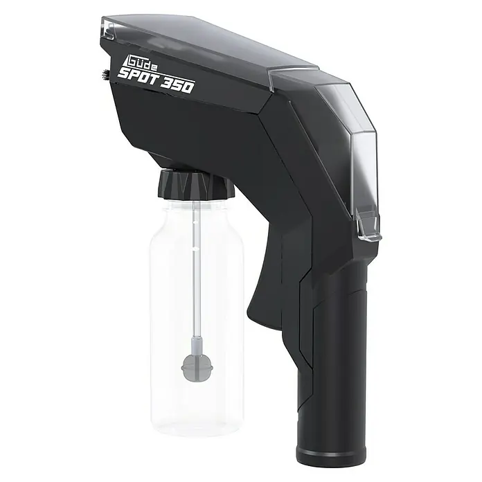Güde Nass-Trockensauger Pro 30 - 1.800 W, 30 l, Filterreinigung: Vollautomatisch - Abbildung einer Güde SPOT 350 Farbspritzpistole, ideal für präzise Lackierarbeiten und kleine Flächen.
