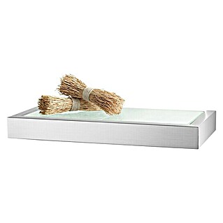 Zack Linea Badablage (Breite: 26,5 cm, Edelstahl, Matt)