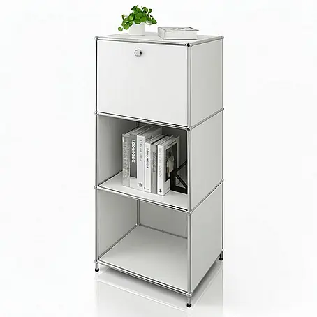Floordirekt  Metallregal Concept Epure MK-107 - 50 x 40 x 121 cm Weiß