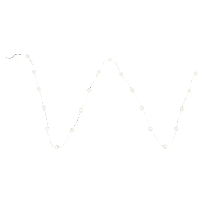 Globo LED-Lichterkette Venuto - Innen, Kabellänge: 1,9 m, Weiß, Rund - Diese Lichterkette mit Kugeln sorgt für stimmungsvolles Licht. Perfekt für Partys, Hochzeiten und als Dekoration im Kinder- und Schlafzimmer.