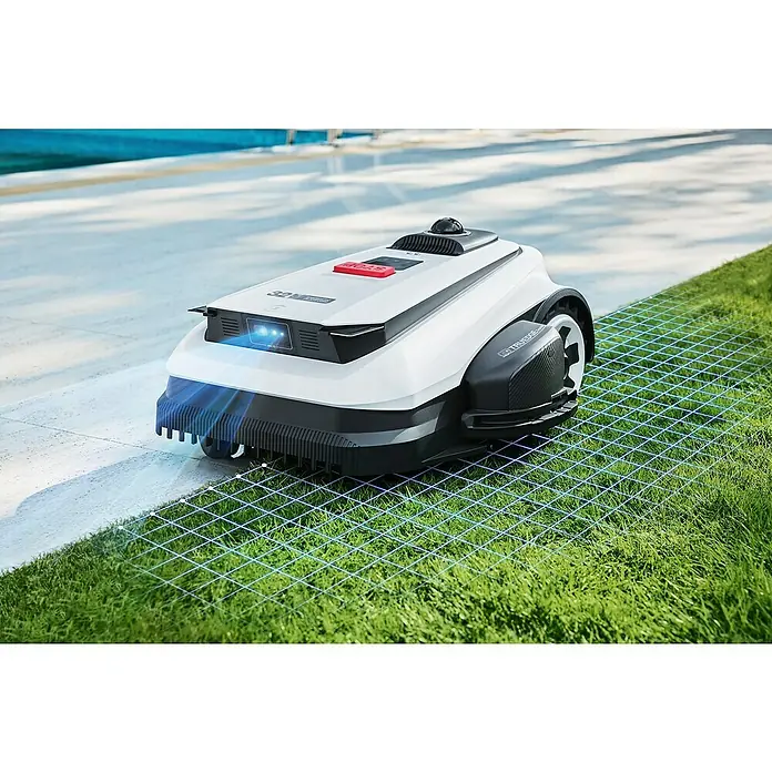 Ecovacs Goat Mähroboter A3000 LiDAR Pro - 3.000 m², Schnittbreite: 33 cm, Laser-gestützte Navigation, LiDAR - Ein hochmoderner Rasenmähroboter mit intelligenter Navigationstechnologie für einen präzisen und effizienten Schnitt.