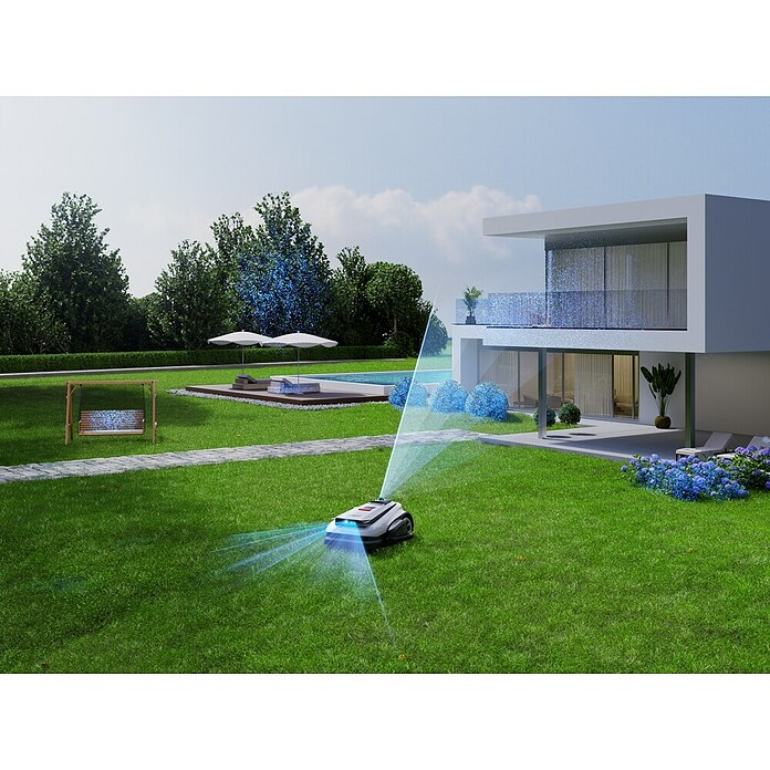 Ecovacs Goat Robotska kosilnica GOAT A3000 LiDAR Pro  (3.000 m², Širina reza: 33 cm, Laserska navigacija, LiDAR) | 7261 - Mähroboter | IAEA - Rasenmäher | IAE - Gartenmotorgeräte | IA - Gartenhartware | I - Stadtgarten | BAUHAUS