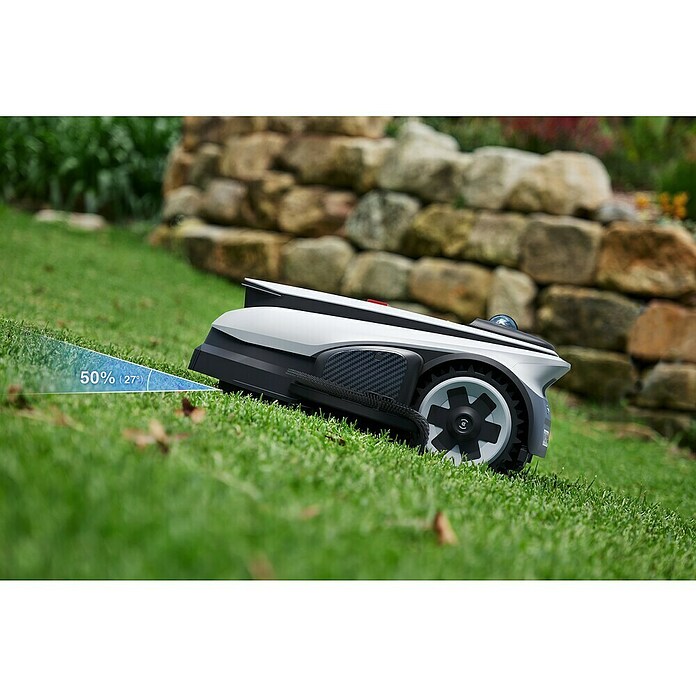 Ecovacs Goat Robotska kosilnica GOAT A3000 LiDAR Pro  (3.000 m², Širina reza: 33 cm, Laserska navigacija, LiDAR) | 7261 - Mähroboter | IAEA - Rasenmäher | IAE - Gartenmotorgeräte | IA - Gartenhartware | I - Stadtgarten | BAUHAUS