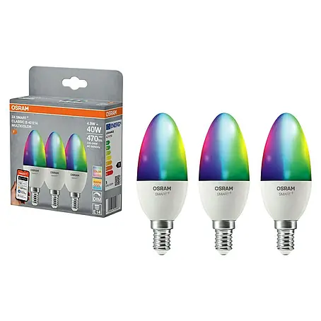 Osram Smart+ Smart-LED-Lampe Kerze matter