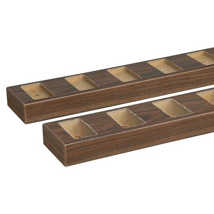 CanDo Roomdivider Top/Bodem professional 90º Walnoot (100 x 6,5 x 5,7 cm) | BAUHAUS