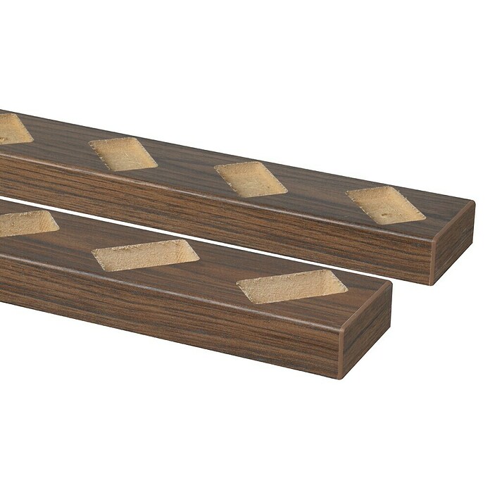 CanDo Roomdivider Top/Bodem professional 45º Walnoot (100 x 6,5 x 5,7 cm) | BAUHAUS