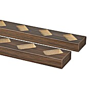CanDo Roomdivider Top/Bodem professional 45º Walnoot (100 x 6,5 x 5,7 cm) | BAUHAUS