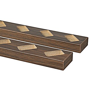 CanDo Roomdivider Top/Bodem professional 45º Walnoot (100 x 6,5 x 5,7 cm)