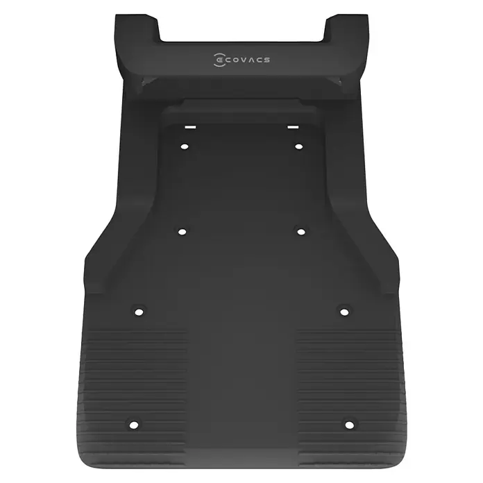 Ecovacs Goat Ladestation für Mähroboter GCD010002 - Alle GOAT A LiDAR PRO Modelle - Frontansicht einer grauen Ecovacs Ladestation für Staubsaugerroboter. Die Station ist schlicht und modern designt und für eine einfache Nutzung konzipiert.