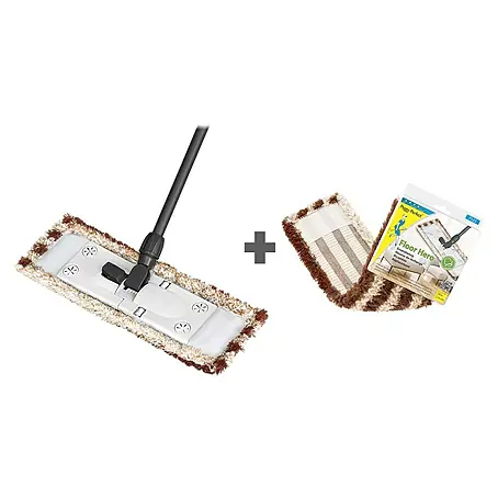 Flachwischer Parkett-Laminatwischer-Set