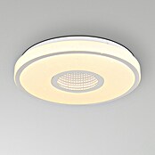 Globo Okrugla stropna LED svjetiljka Astania  (Boja kućišta: Bijela, Ø x V: 38 x 6,5 cm, Topla bijela) | BAUHAUS