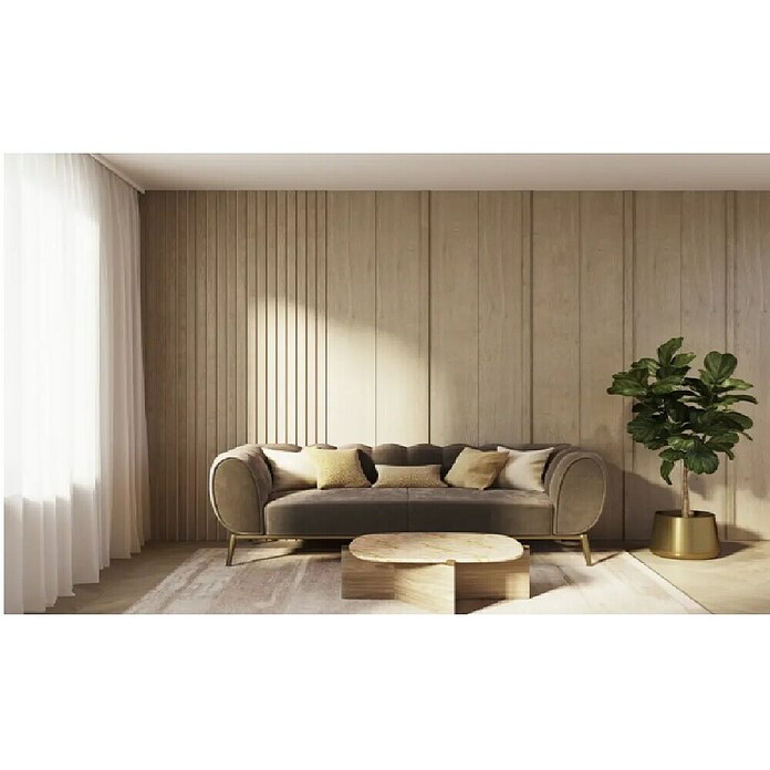 Wandpaneel Decowall Afwerkingslat Advanced Natuur Eiken (260 x 4,5 x 1,2 cm, Advanced Natuur Eiken, Dikte: 12 mm) | BAUHAUS