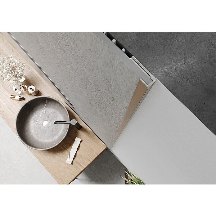 Wandpaneel Wall End Titanium (280 x 1,98 x 0,72 cm, Titanium, Dikte: 7,2 mm) | BAUHAUS