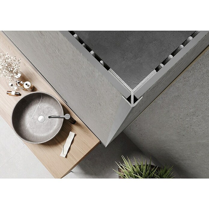 Wandpaneel Wall Out Silver (280 x 2,59 x 2,59 cm, Zilver, Dikte: 9 mm) | BAUHAUS