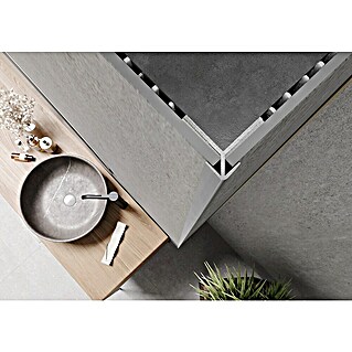 Wandpaneel Wall Out Silver (280 x 2,59 x 2,59 cm, Zilver, Dikte: 9 mm)