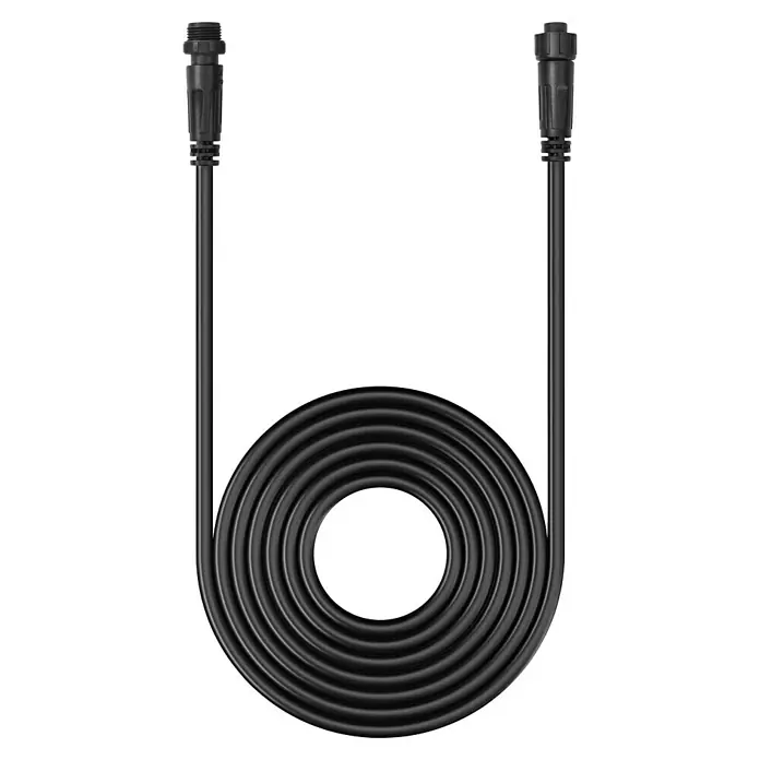 Ecovacs Goat Verlängerungskabel GEX010005 - Ladestationen der GOAT O-Serie, Länge: 10 m - Schwarzes Kabel mit Steckern an beiden Enden, aufgerollt für kompakte Lagerung. Ideal für diverse elektronische Geräte.