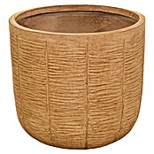Mega Collections Pflanztopf Faya (Außenmaß (Ø x H): 25 x 25 cm, Camel) | BAUHAUS