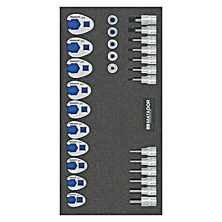 Matador Tool System Steckschlüsseleinsatz-Set (⅜″, 28 -tlg.)