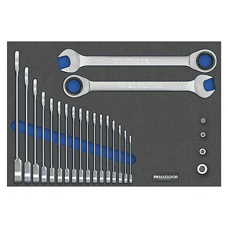 Matador Tool System Ringmaulratschenschlüssel-Satz