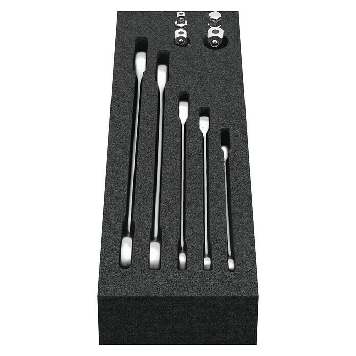Matador Cube XL Ringmaulratschenschlüssel-Satz (9 -tlg., Kopfform: Gerade)