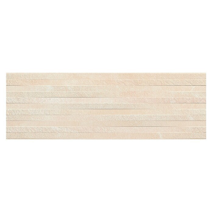 Revestimiento de pared Aurea Decor (30 x 90 cm, Crema, Rectificado, Relieve) | BAUHAUS