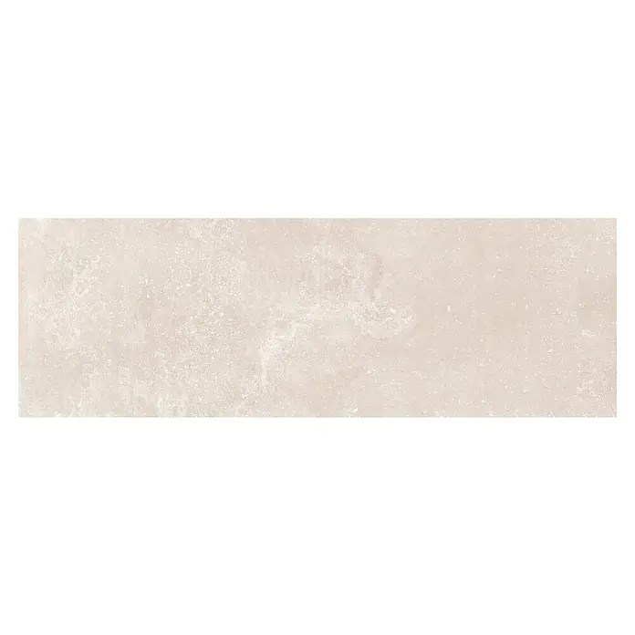 Revestimiento de pared Brikston - 30 x 90 cm, Arena, Rectificado - Baldosa de cerámica beige con textura moteada, ideal para interiores. Duradera y elegante para diseños modernos de pisos y paredes.