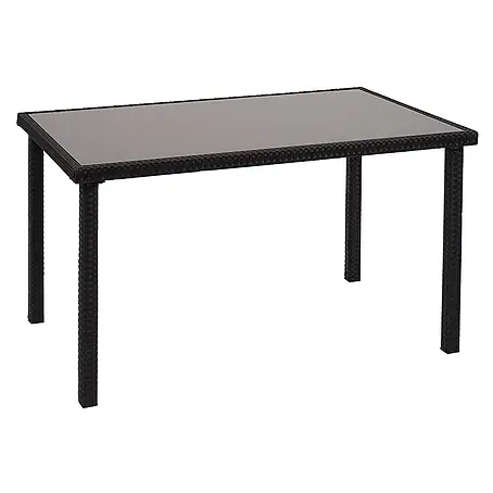 Proregal  Gartentisch Poly-Rattan Tisch