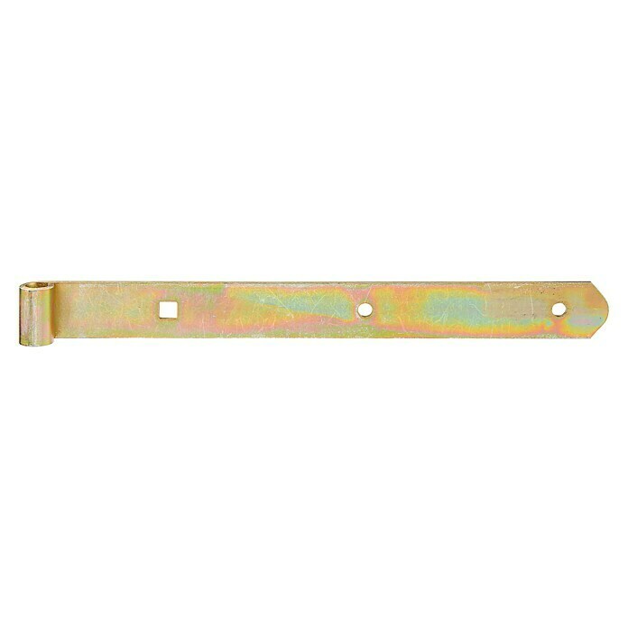 Stabilit Pernio bisagra (An x Al: 300 x 30 mm, Espesor: 3 mm, Diámetro interior del rodillo: 10 mm, Galvanizado en amarillo)