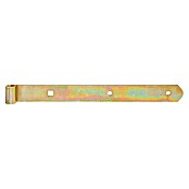 Stabilit Pernio bisagra (An x Al: 300 x 30 mm, Espesor: 3 mm, Diámetro interior del rodillo: 10 mm, Galvanizado en amarillo)