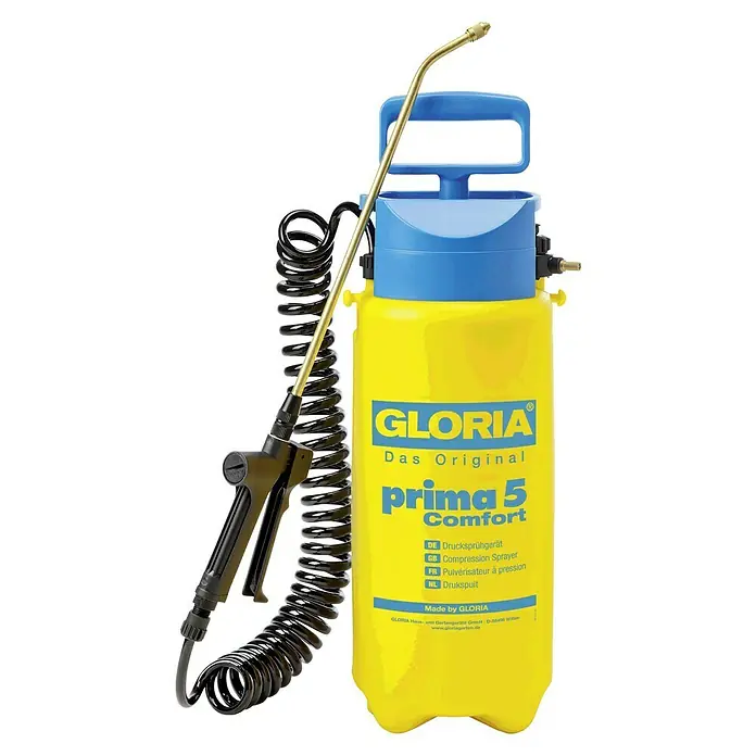 Gloria Drucksprühgerät Prima 5 Comfort - 5 l - Gloria Prima 5 Comfort Drucksprühgerät für Garten und Haushalt. Praktisch und vielseitig einsetzbar.