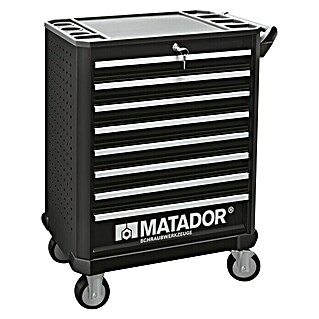 Matador Werkstattwagen Ratio Unlimited (L x B x H: 470 x 785 x 1.030 mm, Anzahl Schubladen: 8 Stk., Zubehör: 350 -tlg.)