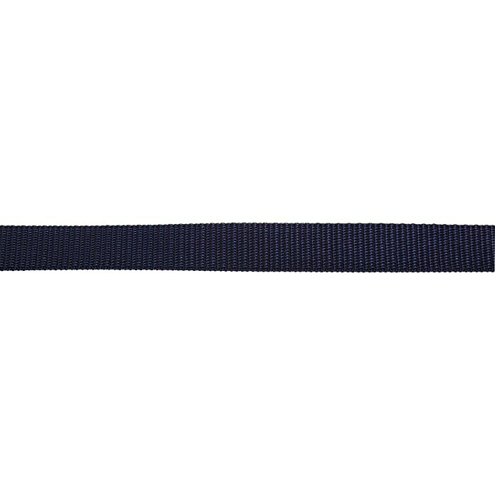 Stabilit Gurtband MeterwareBelastbarkeit: 80 kg, Breite: 25 mm, Polypropylen, Blau Front View