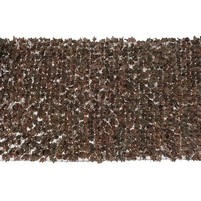 Proregal Sichtschutzelement Balkonsichtschutz - B x H: 500 x 150 cm, Kunststoff, Ahorn Braun - Abdeckung aus künstlichen Herbstblättern, ideal als Sichtschutz für Balkon oder Garten, schafft eine natürliche Atmosphäre.