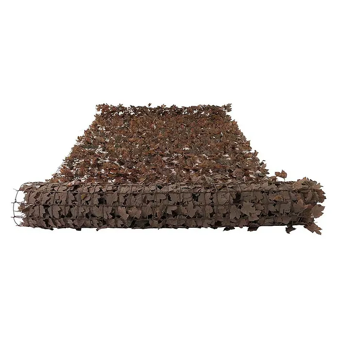 Proregal Sichtschutzelement Balkonsichtschutz - B x H: 500 x 150 cm, Kunststoff, Ahorn Braun - Tarnnetz mit Blättern, ideal zur Jagd oder als Dekoration für den Garten. Perfekt zum Verstecken oder für thematische Umgebungen.