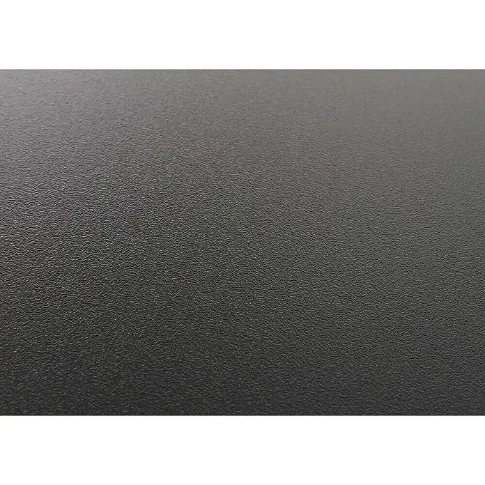 Proregal Mülltonnenbox 3er-Mülltonnenverkleidung - Metall, Edelstahl, Geeignet für Anzahl Mülltonnen: 3 Stk. - Nahaufnahme einer strukturierten, mattschwarzen Oberfläche, ideal für Hintergründe oder Produktdesigns mit minimalistischem Touch.