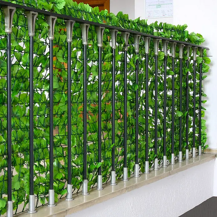 Proregal Sichtschutzelement Balkonsichtschutz - Kunststoff, Blatt hell - Dekorativer Sichtschutz aus künstlichen Blättern, ideal für Balkone und Terrassen, bietet Privatsphäre und eine natürliche Optik.